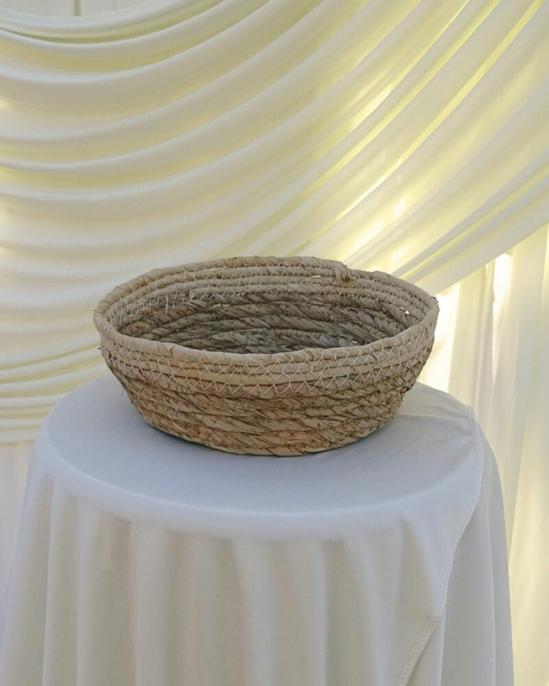 Petit panier rond